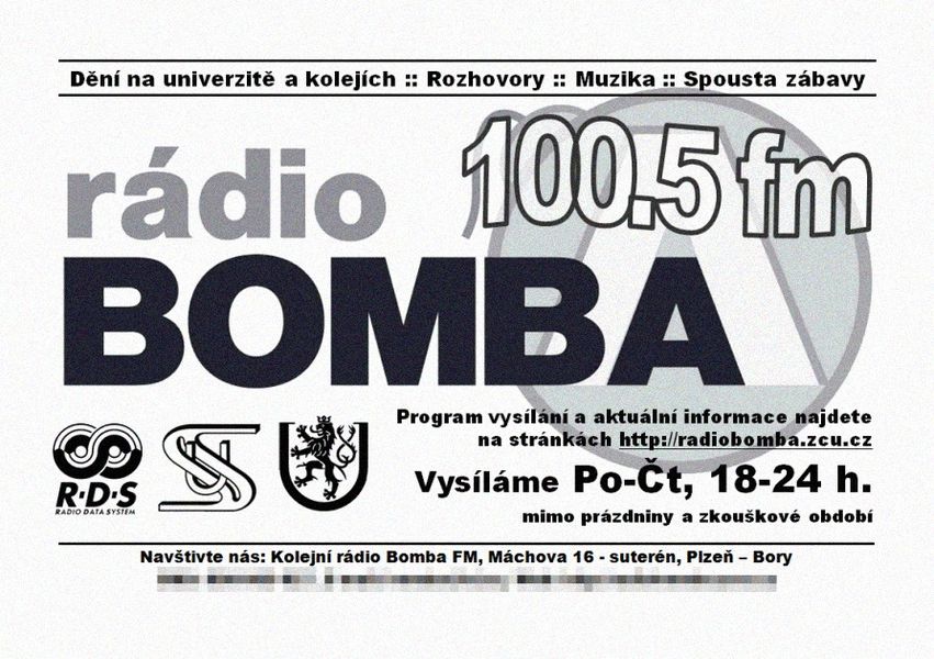 Plakat - Radio Bomba FM (rok 2006)